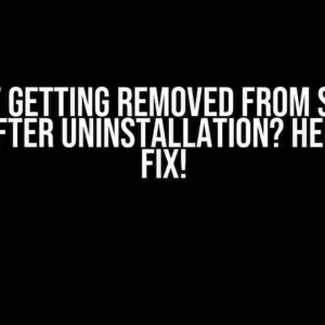 App Not Getting Removed from Startup Items After Uninstallation? Here’s the Fix!