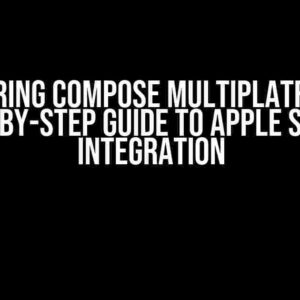 Mastering Compose Multiplatform: A Step-by-Step Guide to Apple Sign In Integration