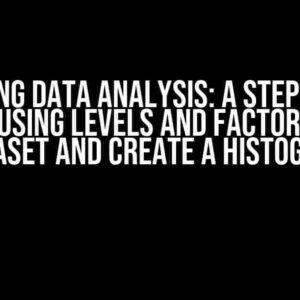 Mastering Data Analysis: A Step-by-Step Guide to Using Levels and Factors to Fit a Dataset and Create a Histogram