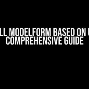 Prefill Modelform Based on URL: A Comprehensive Guide