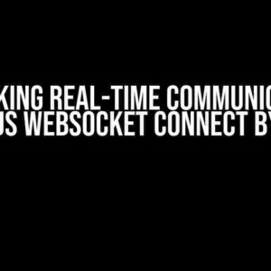 Unlocking Real-Time Communication: Nodejs Websocket Connect by wss